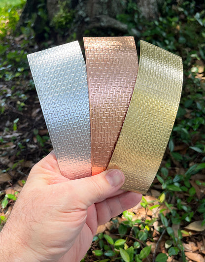 XSP41XX = Textured Sheet (Wacky Windows) 2" x 6" **Choose Metal**