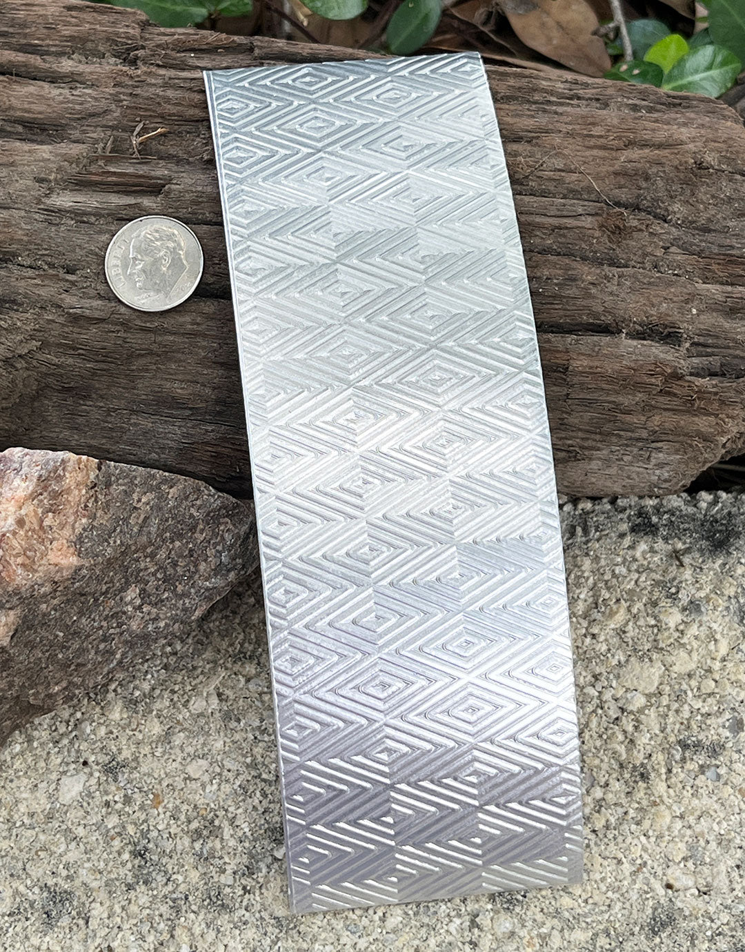 XSP42XX = Textured Sheet (Herringbone) 2" x 6" **Choose Metal**