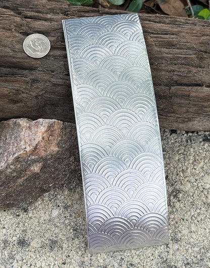 XSP45XX = Textured Sheet (Rainbows) 2" x 6" **Choose Metal**