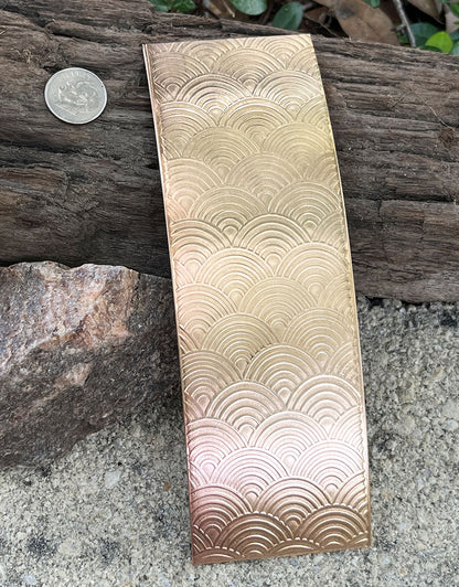 XSP45XX = Textured Sheet (Rainbows) 2" x 6" **Choose Metal**