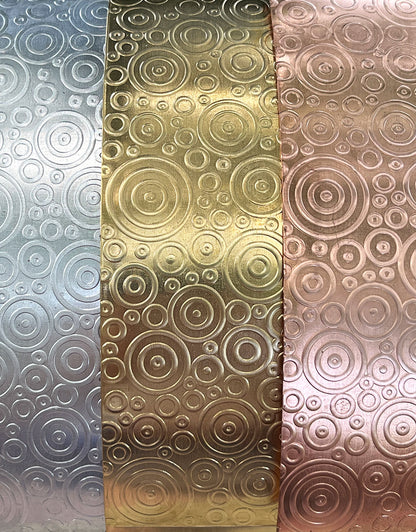 XSP48XX = Textured Sheet (Bubbles) 2" x 6" **Choose Metal**
