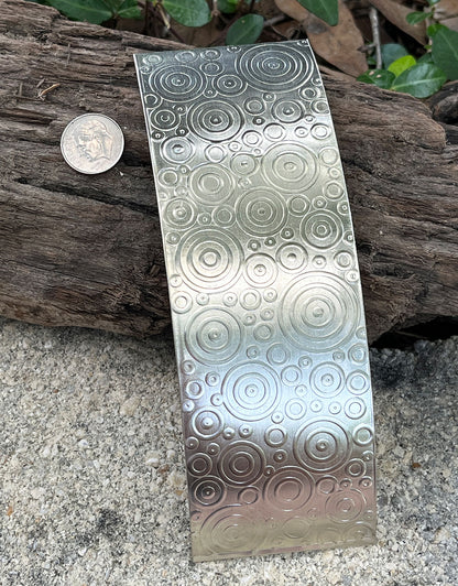 XSP48XX = Textured Sheet (Bubbles) 2" x 6" **Choose Metal**